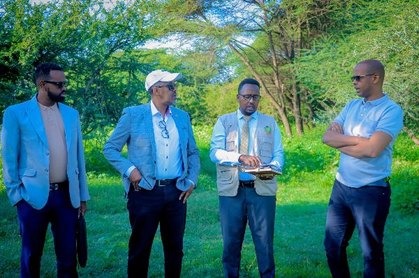 Wefti uu hoggaaminayo Agaasimaha Guud ee Wasaaradda Deegaanka iyo Isbedelka Cimilada JSL, Mudane Cabdi Cali Mahdi.