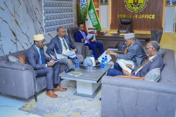 Qabsoomida Shirka Gudida Shuruucda iyo Caddaaladda Golaha Wasiirrada